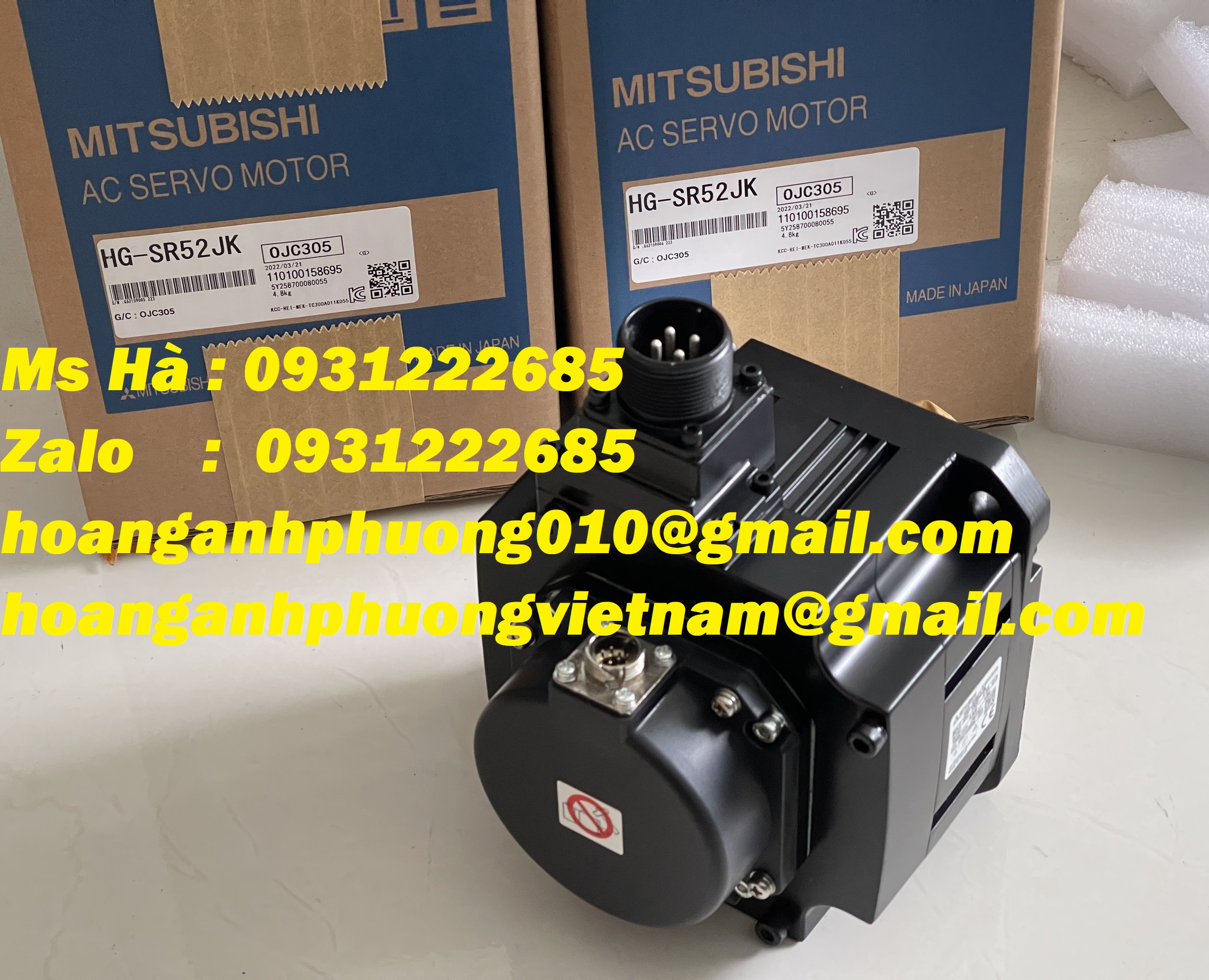 Mitsubishi HG-SR52JK dòng động cơ 0.5kW - chính hãng